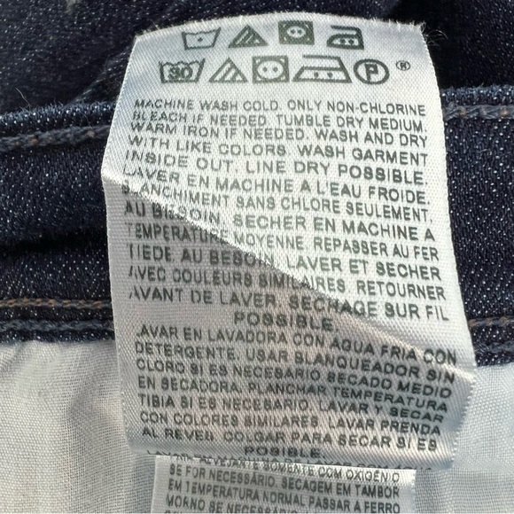 LEVI’S 515 Women’s Blue Jeans Sz 4M Bootcut Pockets Stretch Dark Wash - Picture 8 of 8